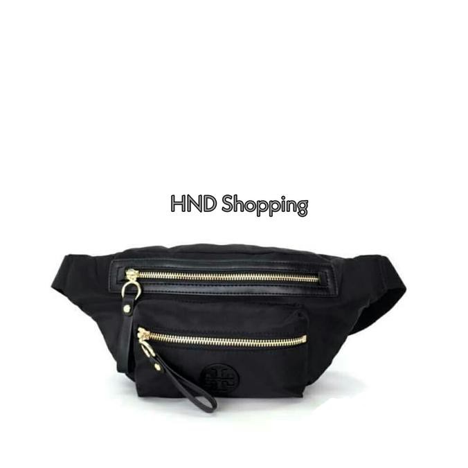 SUPPLIER WAISTBAG PRIA MURAH~ TORY BURCH TILDA NYLON BELT BAG AUTHENTIC ORI - TAS SELEMPANG PRIA -