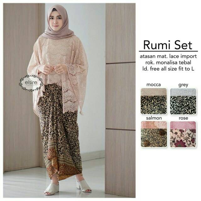 KEBAYA RUMI SET ROK LILIT