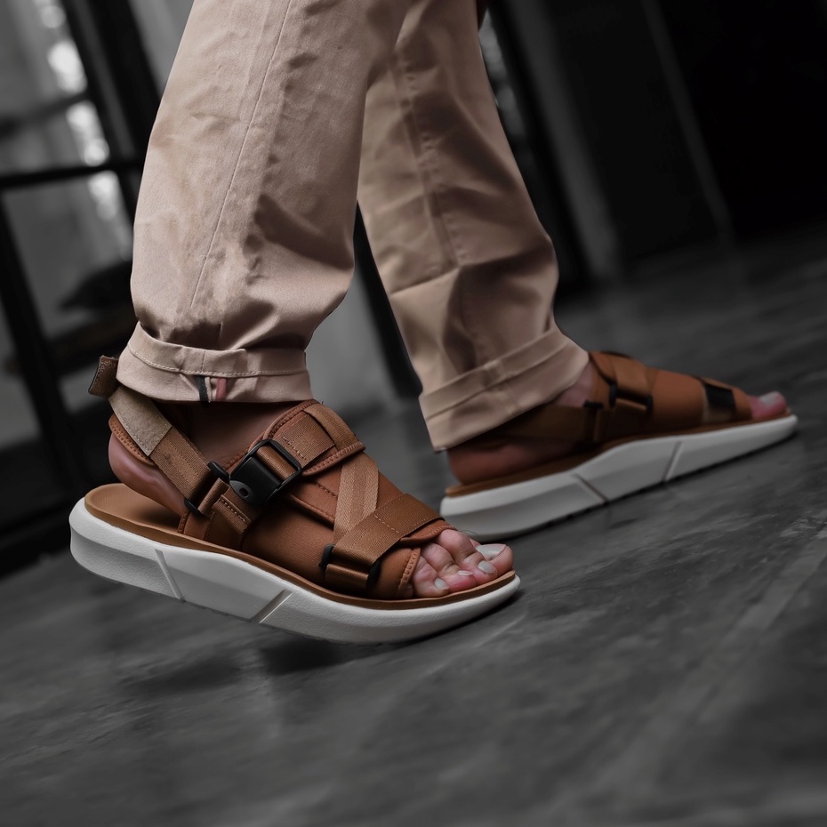 Introvert Caramel | Sandal Gunung Urban Original Santai Kasual Pria Sendal Footwear New Ori | FORIND x Reyl