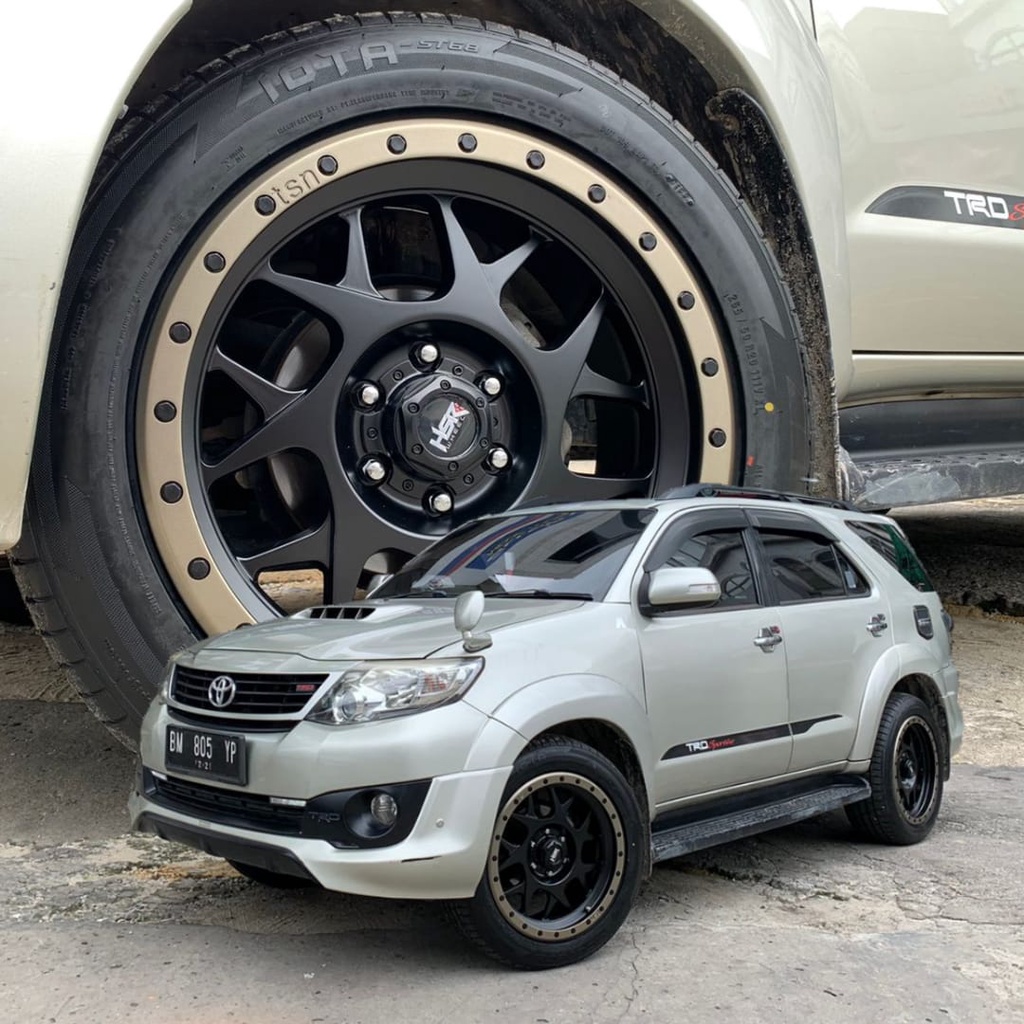 PAKET VELG RACING DAN BAN MOBIL RING 20 FOR FORTUNER LAMA