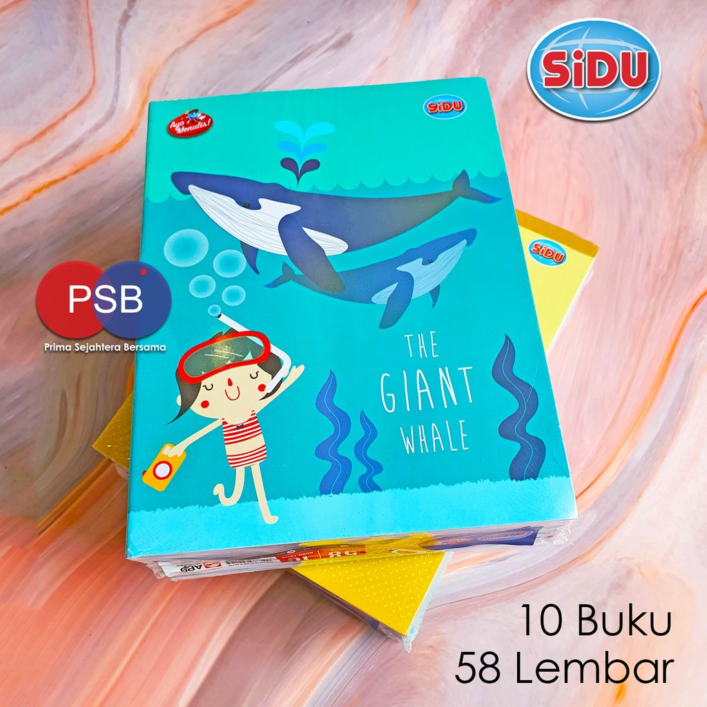 

Buku Tulis Sidu 58 lembar 10 buku