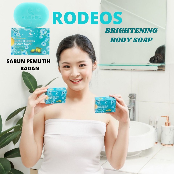 RODEOS PREMIUM BRIGHTENING BODY SOAP Sabun Pemutih Badan Sabun Pemutih Badan Permanen Sabun Pemutih 