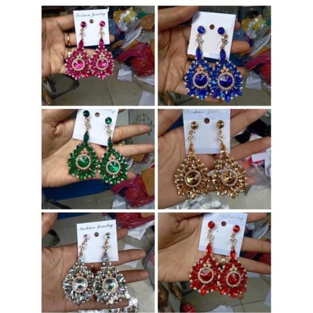 Anting Swarovski/anting pengantin