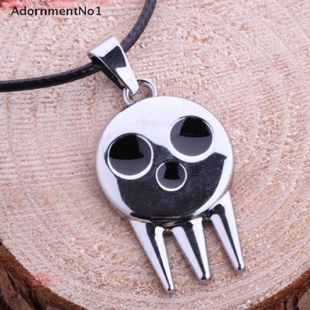 (AdornmentNo1) 1pc Kalung Rantai + Liontin Motif Anime Soul Eater Death The Kid Untuk Anak / Cosplay