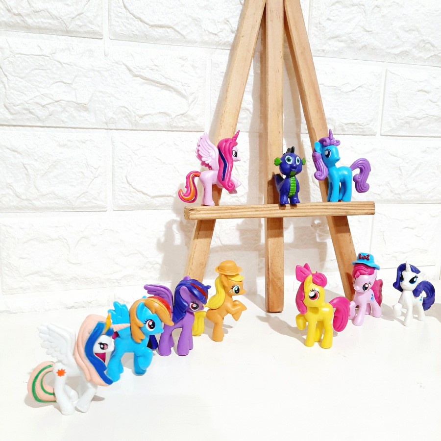 My Little Pony Hasbro figure set cake topper kado mainan anak murah