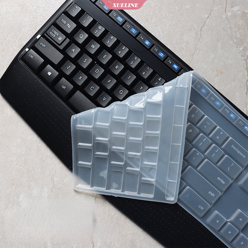 Logitech mk345 / K345 film Pelindung keyboard laptop Bahan Silikon Lembut Anti Air Untuk 14 "(ZXL)