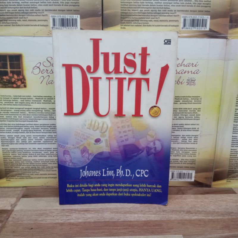 

BUKU ORIGINAL - JUST DUIT