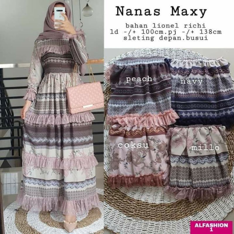 Nanas maxy ori alfashion