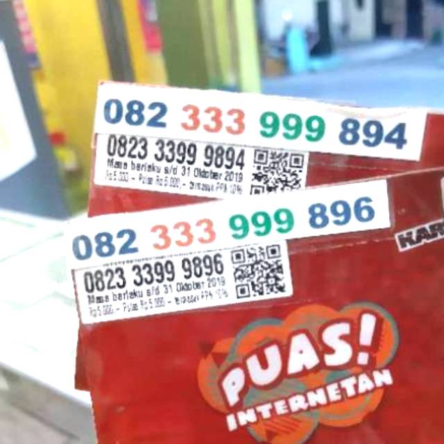 Nompr cantik as doubel tripel ribuan