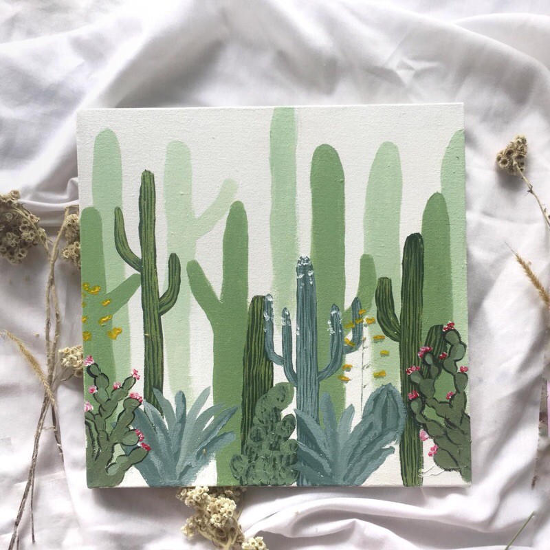 Custom lukisan kanvas