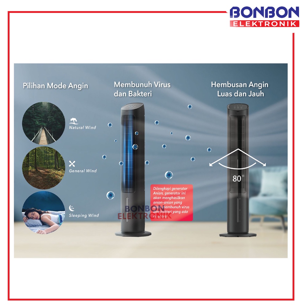 FLIFE Tower Fan Air Cooler &amp; Humidifier 4L FTA-ACOOL4 / FTA ACOOL4