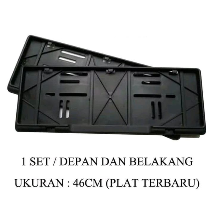 Frame plat nomor polisi ukuran baru