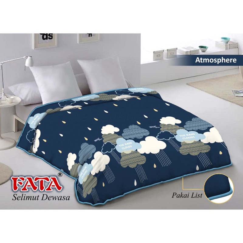 SELIMUT BAHAN BULU MERK FATA UKURAN 200X200-ATMOSPHERE