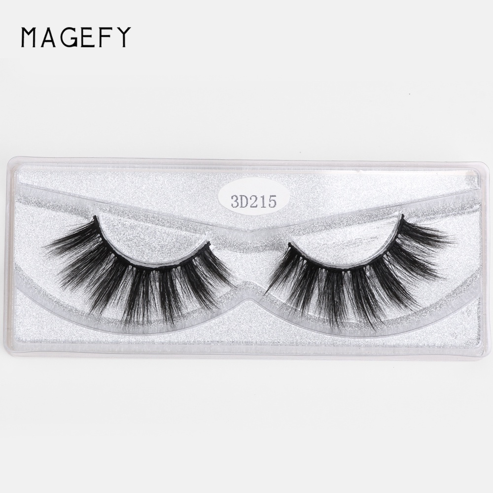 MAGEFY 12 Pasang Bulu Mata Palsu 3d Natural Beberapa Pasangan Ekstensi Bulu Mata 7112