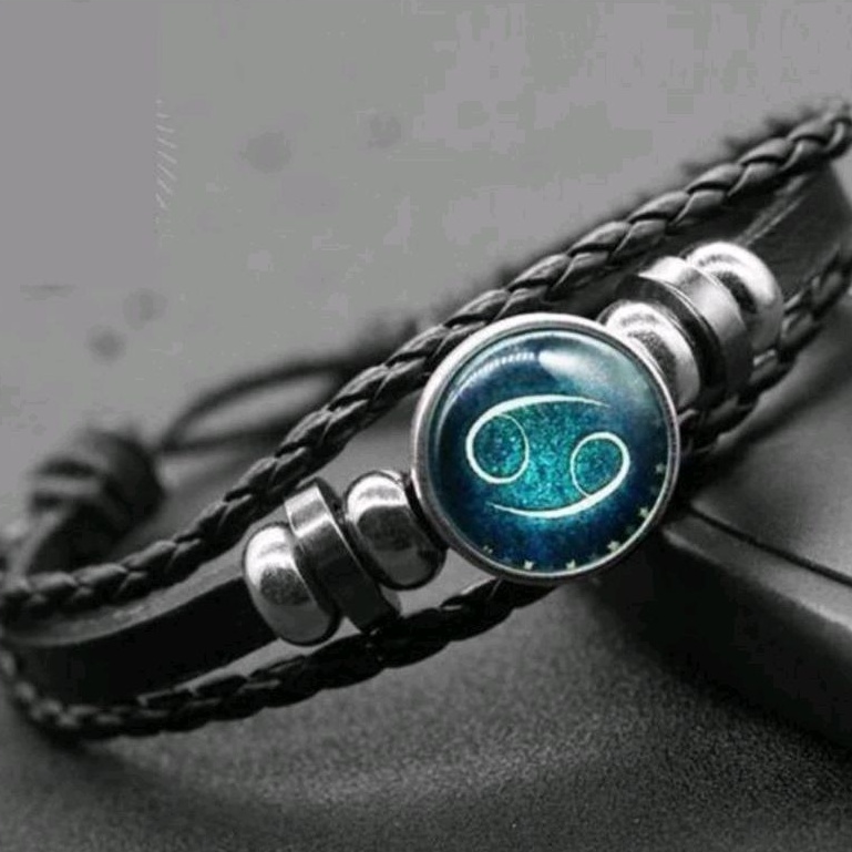 Gelang Tali Hitam Aksesoris Pria Wanita