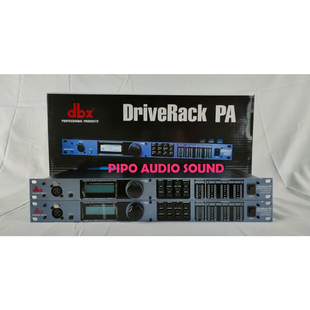 SPEAKER Management DBX PA DRIVERACK PA / DBX PA/DBX PA