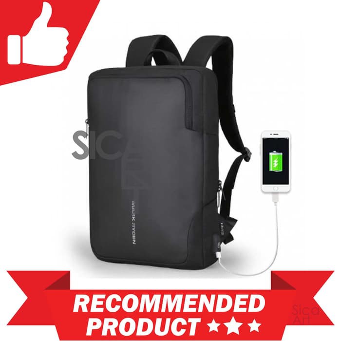Promo Mark Ryden Tas Ransel Laptop dengan USB Charger Port   MR6960 Limited