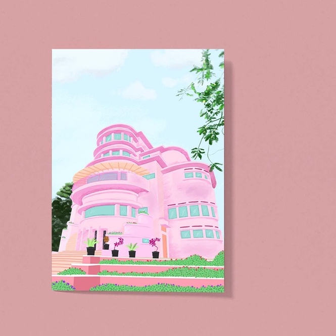 

Kartu Ucapan / Postcard Kotapink Isola Art Print