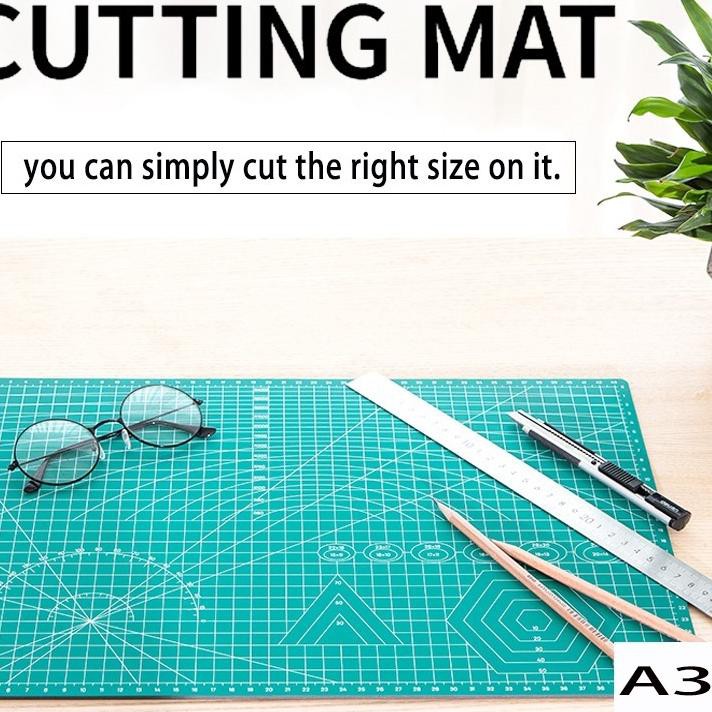 

[KODE BARANG 29] A3 A4 A5 Cutting Mat Cutting Pad Board Double-side DIY Tool Cutting Board Leather C
