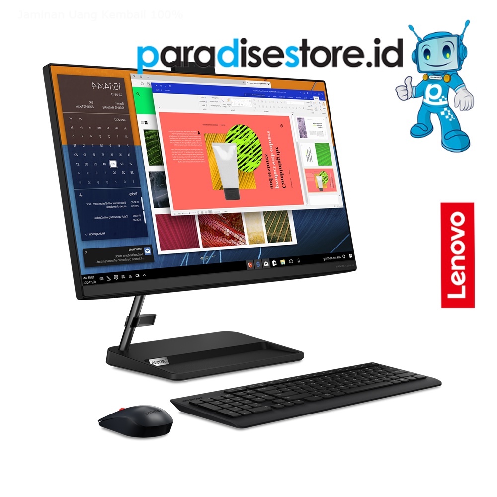 Lenovo Ideacenter AIO 3-24ITL6-A0ID (Ci7_1165G7/2x4GB/512GB/NG_MX450_2GB/KYB&MSE/W10H/OHS2019/23,8"F