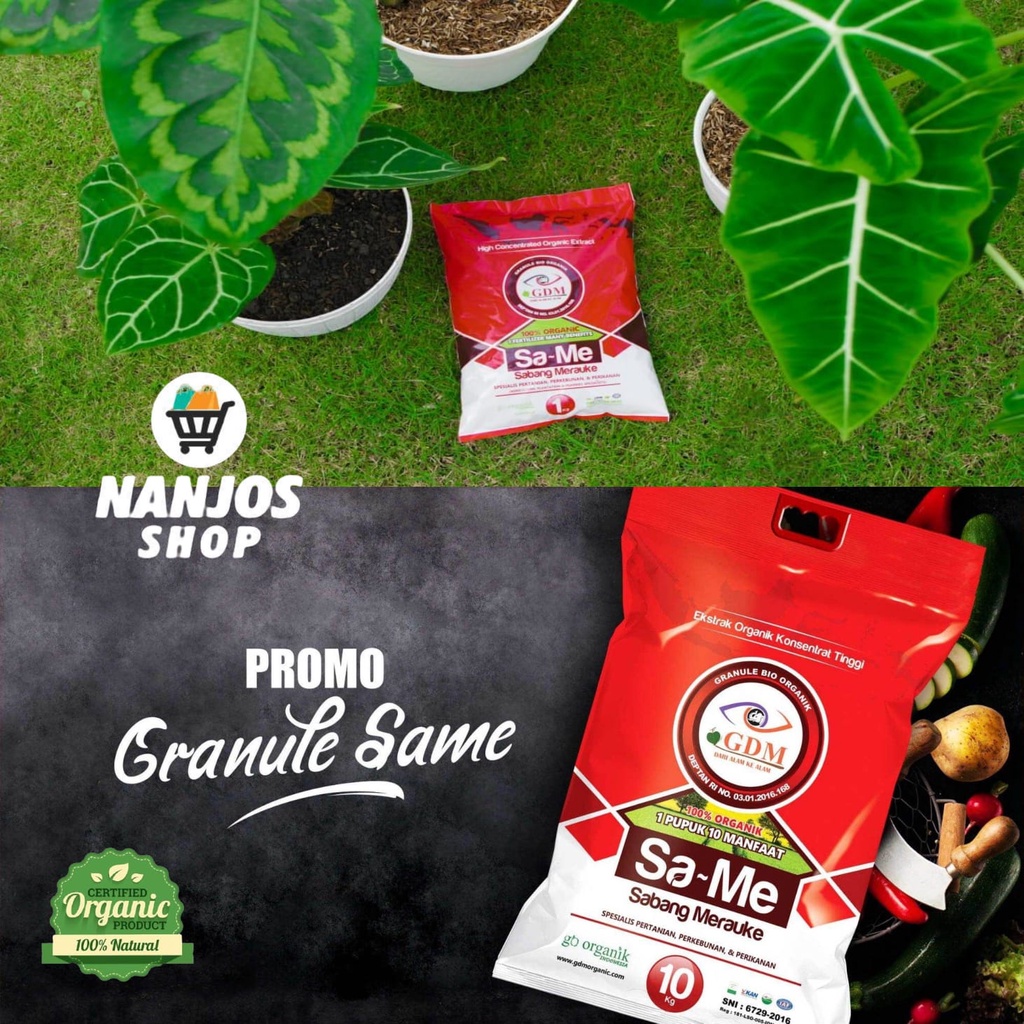 GDM Same Granule Bio Organik Pupuk Organik Padat 10 Kg