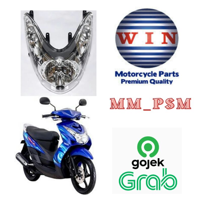 100% PRODUK WIN - HEADLAMP MIO SOUL / LAMPU DEPAN MIO SOUL / REFLEKTOR MIO SOUL / MIO SOUL LAMA / MIO SOUL KARBU