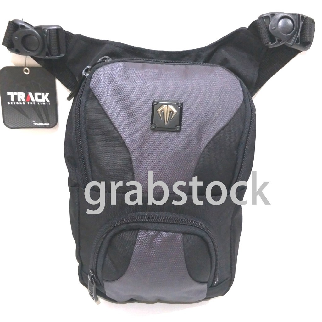 Tracker Tas Paha Selempang Hitam Kombinasi 408GC New Arrival