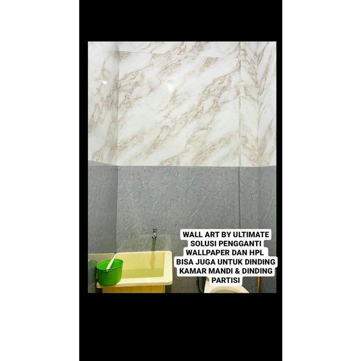 Papan Board PVC Panel Wall Art Marmer 1.22 M x 2.44M X 2.5MM- MEDAN