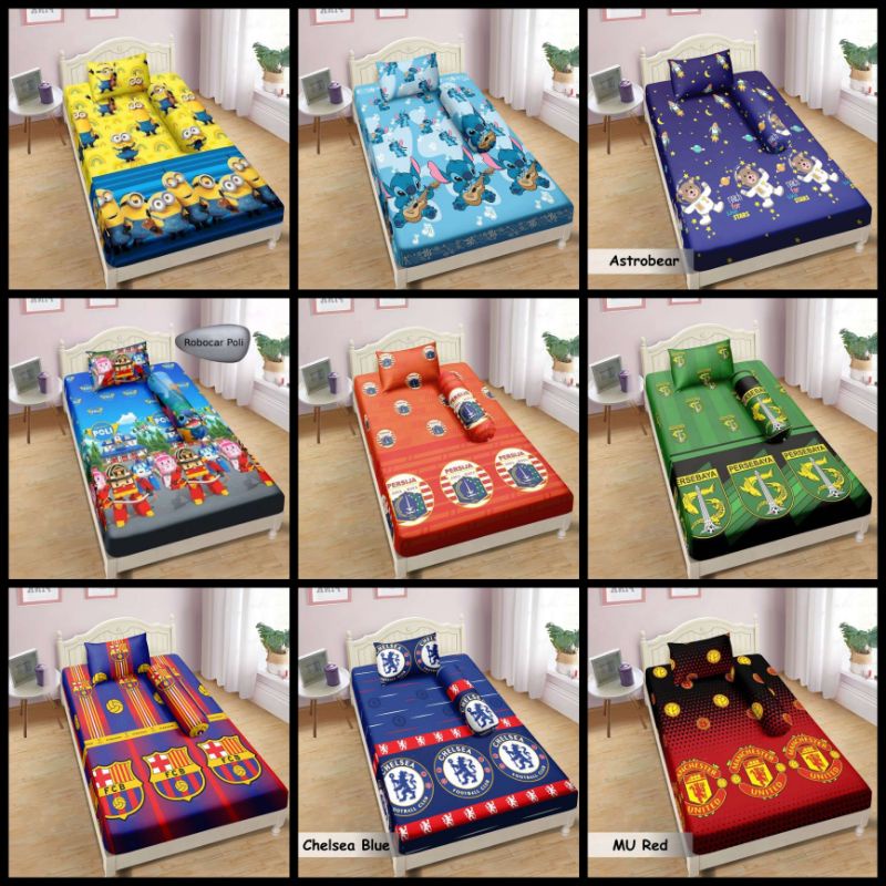 Sprei lady rose ukuran 120x200 sprei motif dewasa / bola / karakter / minimalis