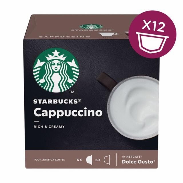 

(BISA COD) Nescafe Dolce Gusto NDG Starbucks Coffee Capsules IMPORT - Cappuccino