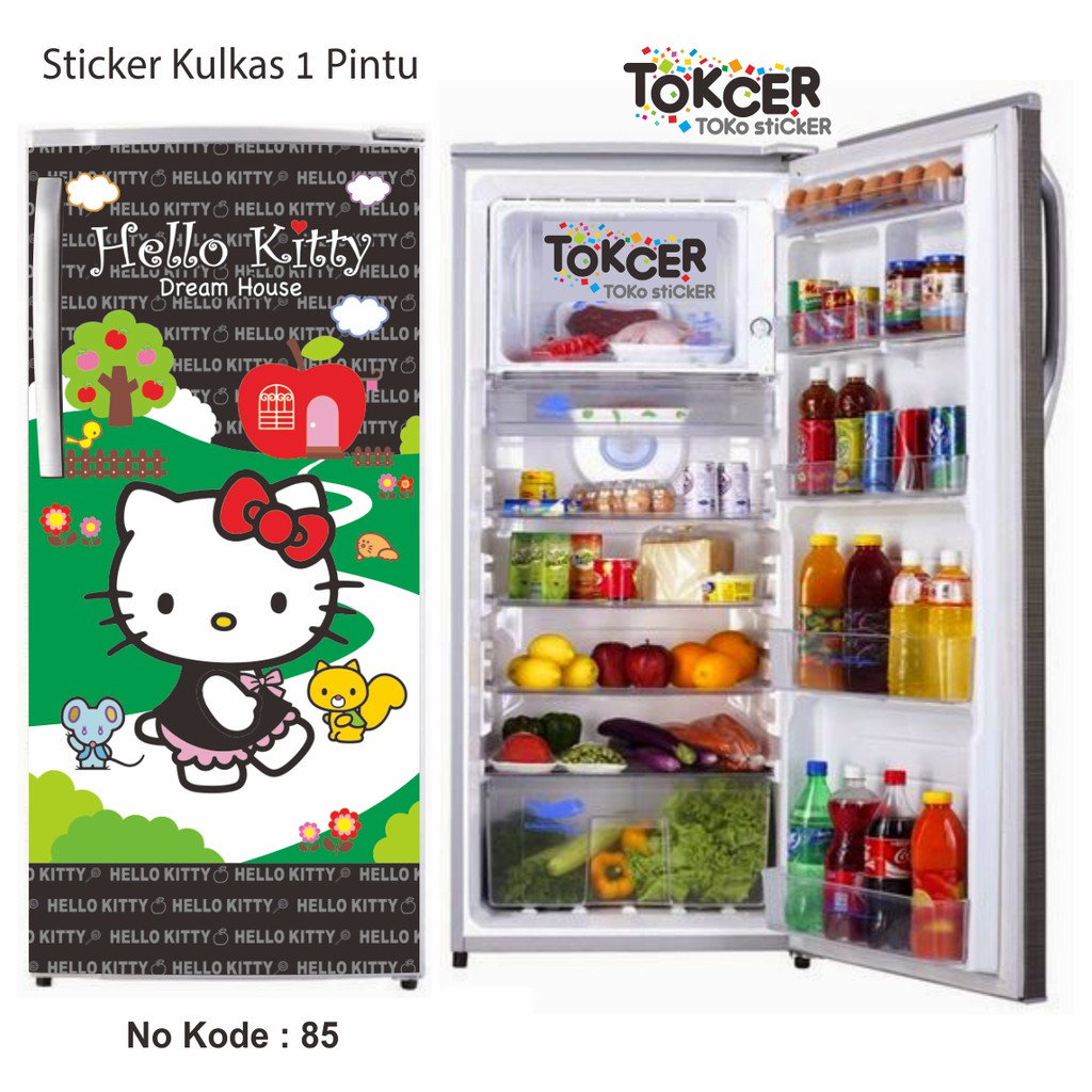 Stiker Kulkas Hello Kitty