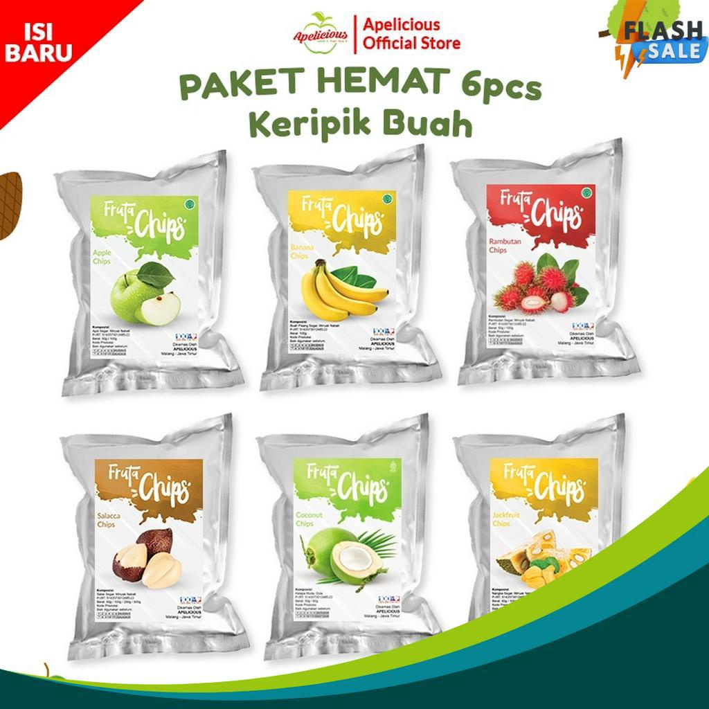 

HOT PRODUCT APELICIOUS BARU Paket Keripik Buah 6pcs 5g Ada Nangka