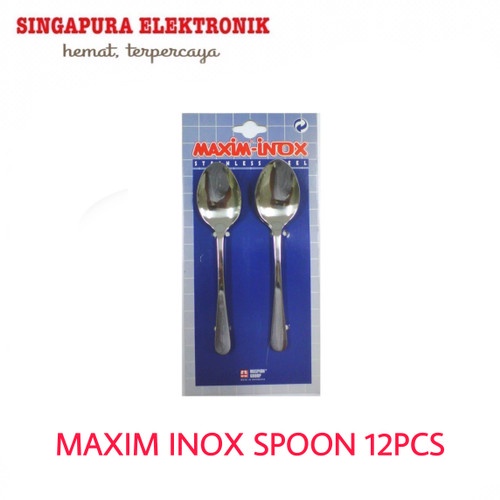 Maxim Sendok Makan Aprilia 12pc Dessert Spoon Stainless Steel