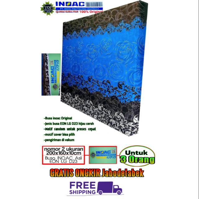 Kasur busa inoac nomor 2 ukuran 200x160x10cm