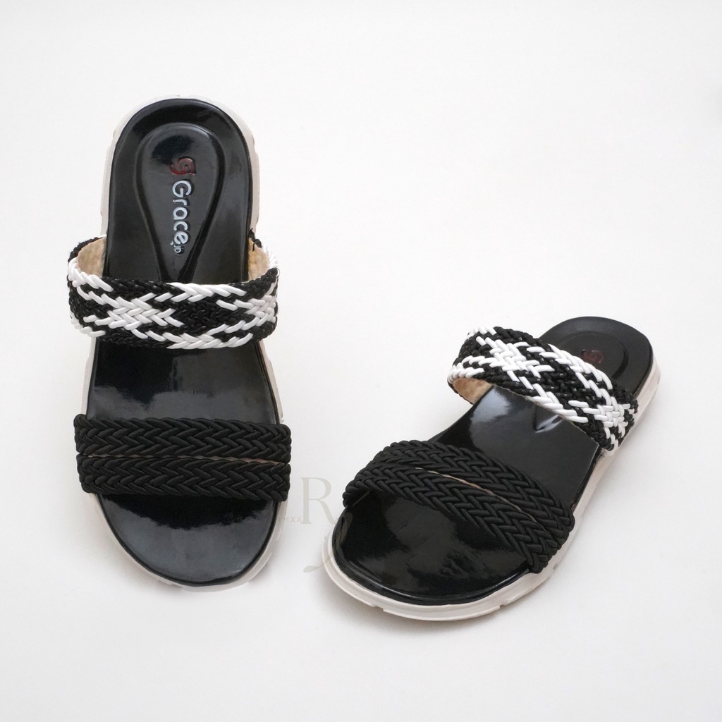 GRACE [LIDIA KIDS 404] Sandal Selop Motif Anak Perempuan Sandal Selop Rajut  Anak Cewek