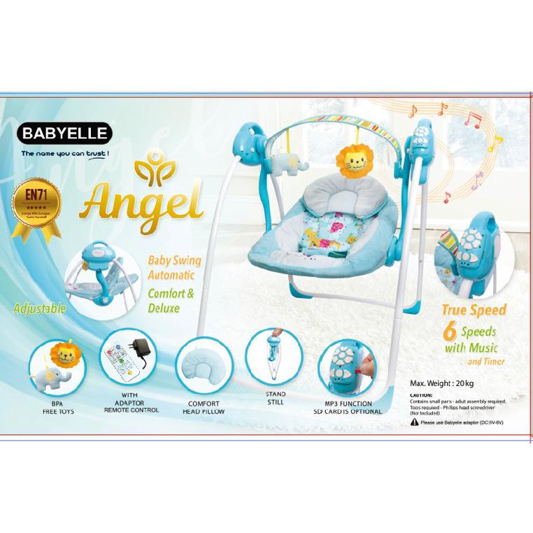 Bouncer Babyelle swing Angel Elektrik/ayunan elektrik plus bubble 8k