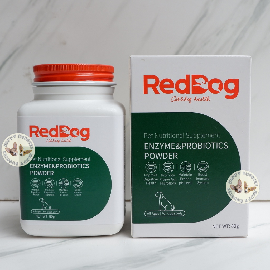 RedDog Enzyme & Probiotics Powder/ Vitamin Enzim Probiotik Anjing