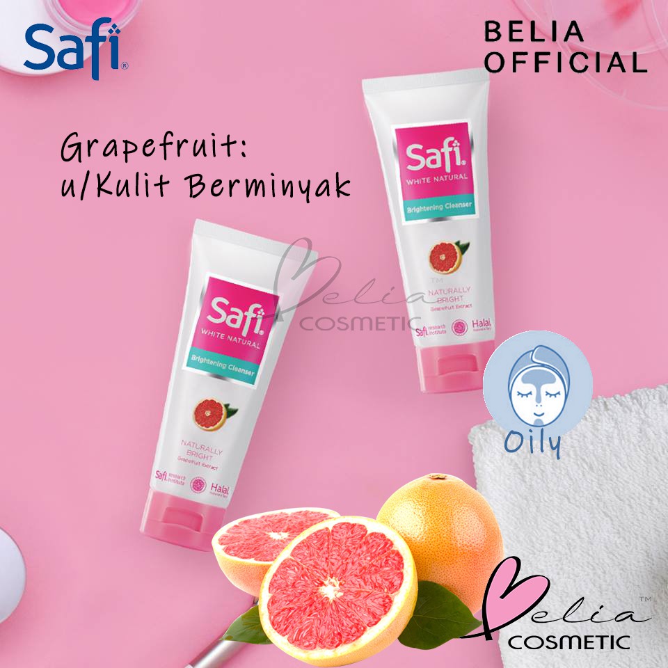 ❤ BELIA ❤ SAFI White Natural Brightening Cleanser Grapefruit, Mangosteen Extract (50g &amp; 100g)