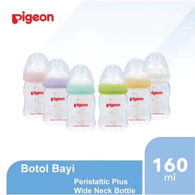 Pigeon Botol Susu PP Wide Neck 0M+ (160ml)