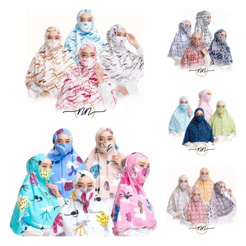 Bergo maryam masker