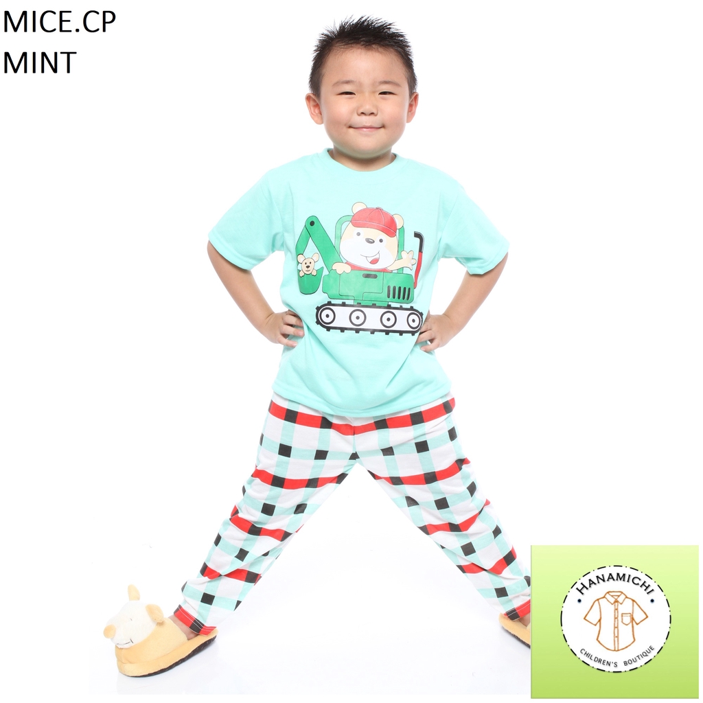 Hanamichi MICE.CP Baju Tidur Anak Lengan Pendek