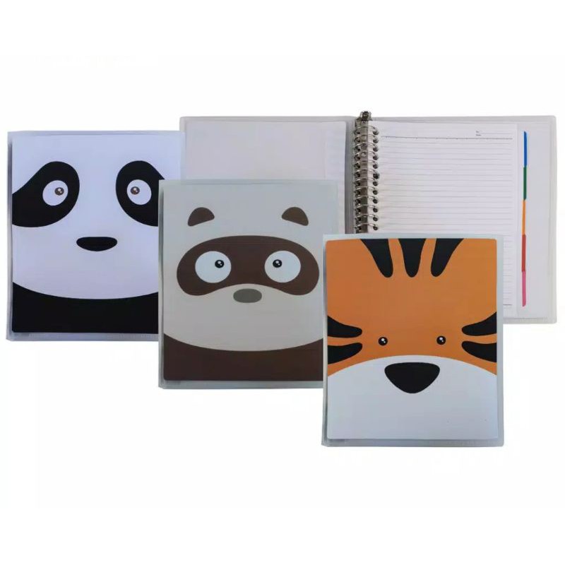 Binder Note Loose Leaf Joyko A5-TSAF-F511 Animal Face