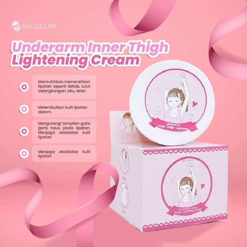 UNDERARM MS GLOW ORIGINAL / PEMUTIH KETIAK DAN SELANGKANGAN HITAM MS GLOW
