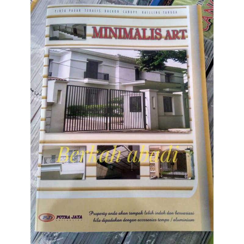 Jual buku katalog album pagar tralis minimalis Art (Buku Besar