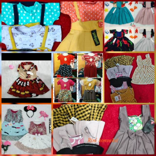 Paket dress 10 pcs 100.000