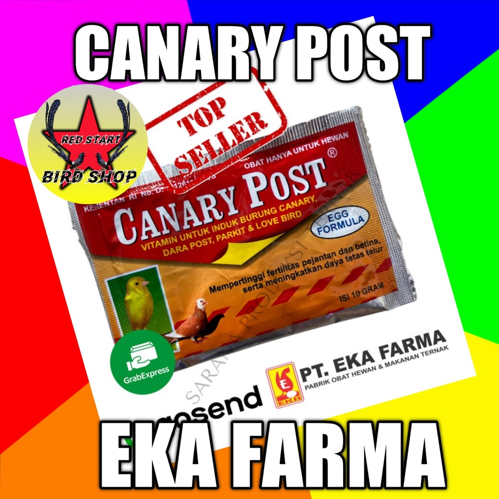 CANARY POST EKA FARMA VITAMIN BURUNG MENINGKATKAN FERTILITAS PEJANTAN DAN BETINA