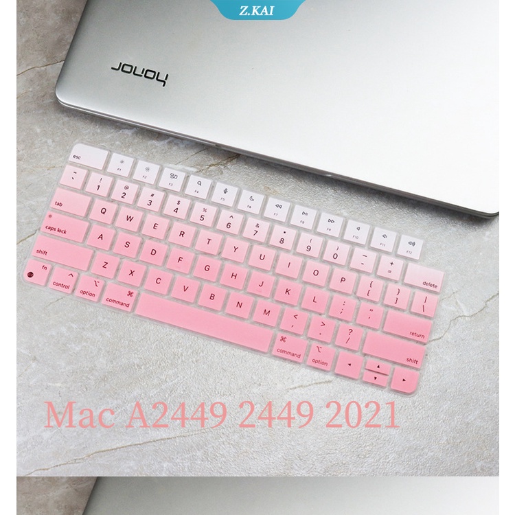 Pelindung Keyboard Komputer Desktop Bahan Silikon Tahan Debu Ukuran 14 Inch Untuk Mac A2449 2449 2021