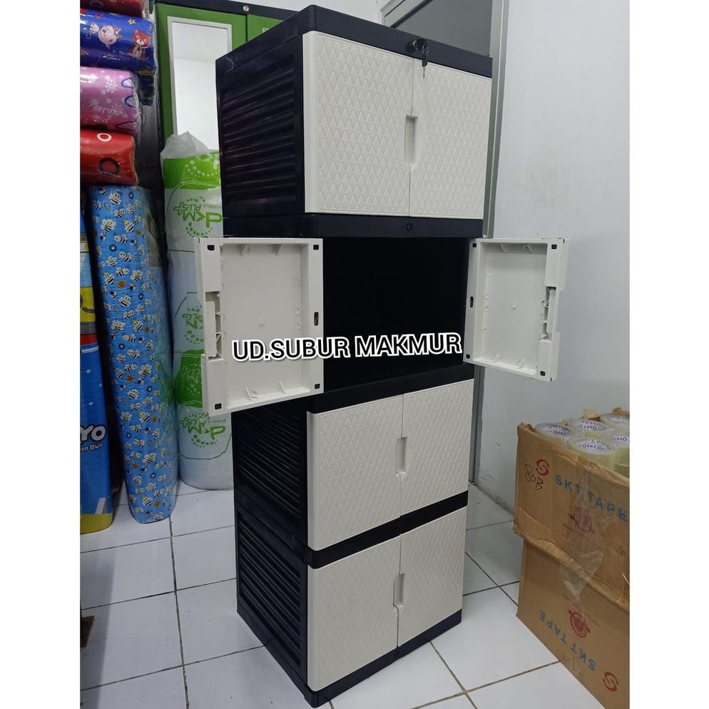 Lemari Plastik Lemari Pakaian Napolly Laci Serbaguna Hello Kitty Susun 4 ::..