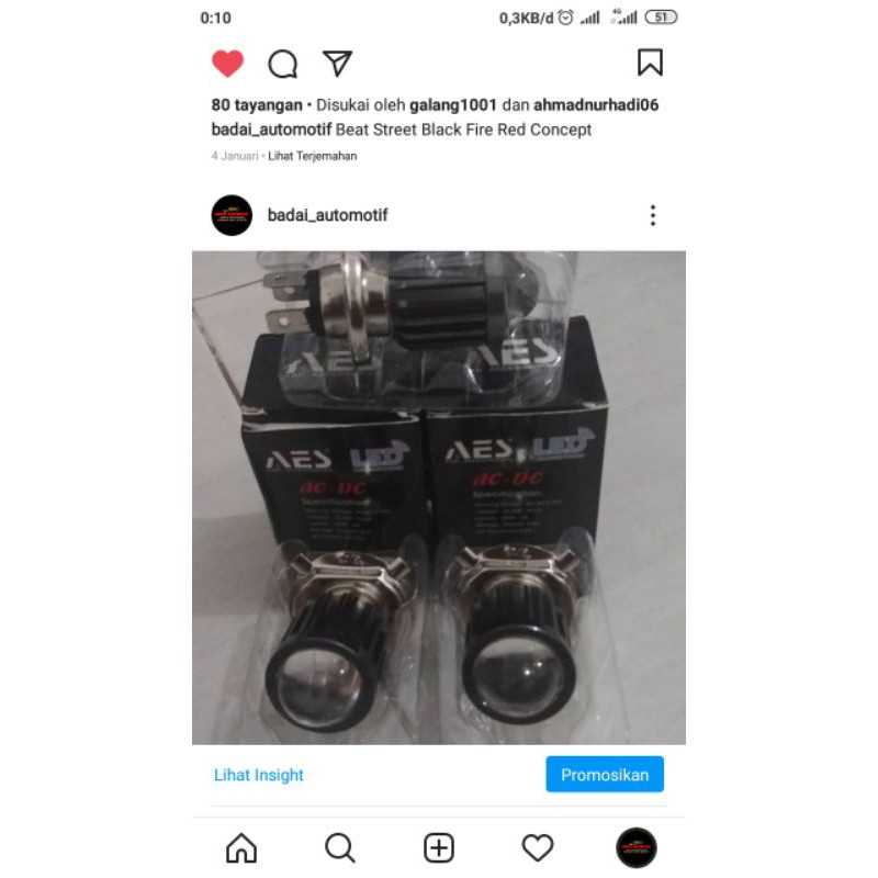 Led Laser H4 Super Bright