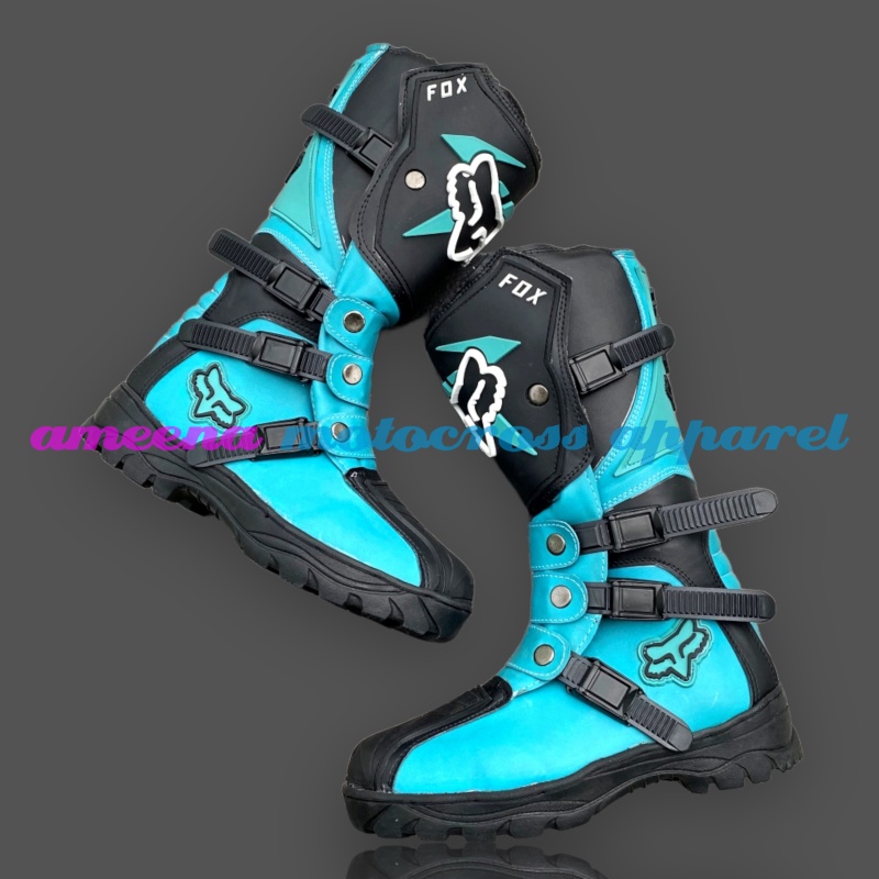 Sepatu MX Boots SV - Sepatu Trail - Sepatu Motocross - Sepatu Enduro - Sepatu Adventure - Sepatu Touring Moto - Tosca Black